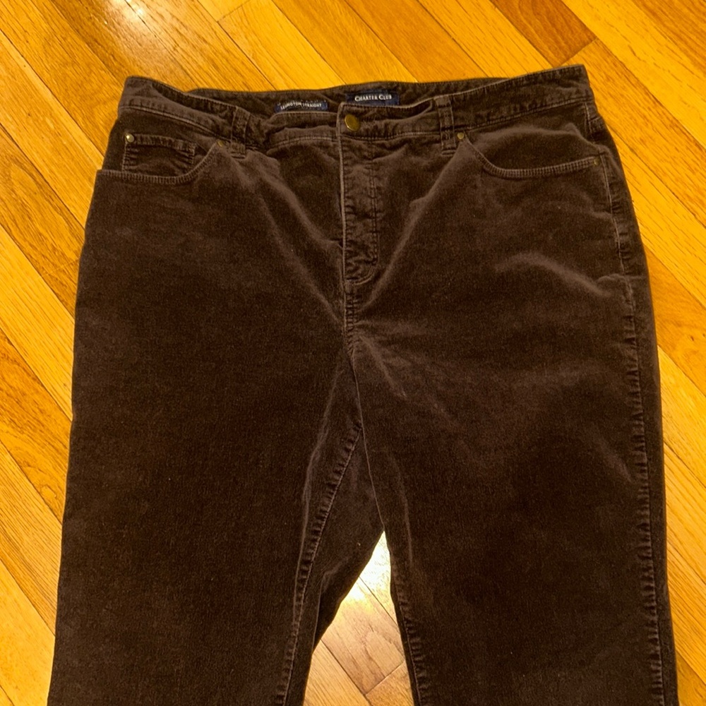 Charter club corduroy pants